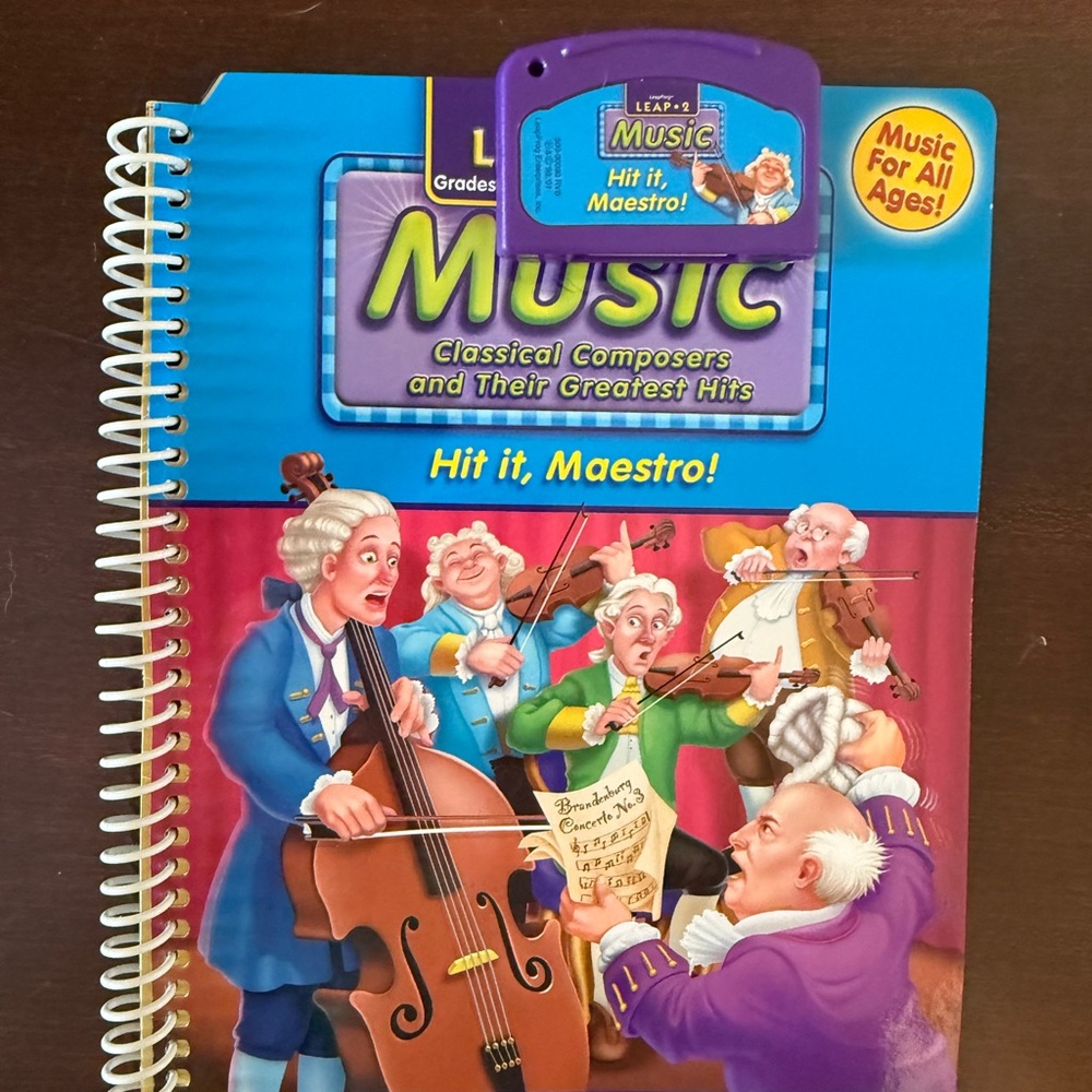 Used Leap Frog Level 2 Music Hit It, Maestro! Book With Game, Not Tested